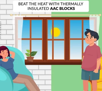 رسانایی حرارتی بلوک های AAC | مقدار U و مقدار R 