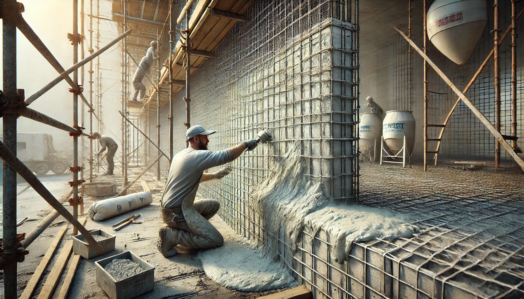 دستورالعمل طراحی و اجرای ملات مسلح شده با مش الیاف برای مهار دیوار